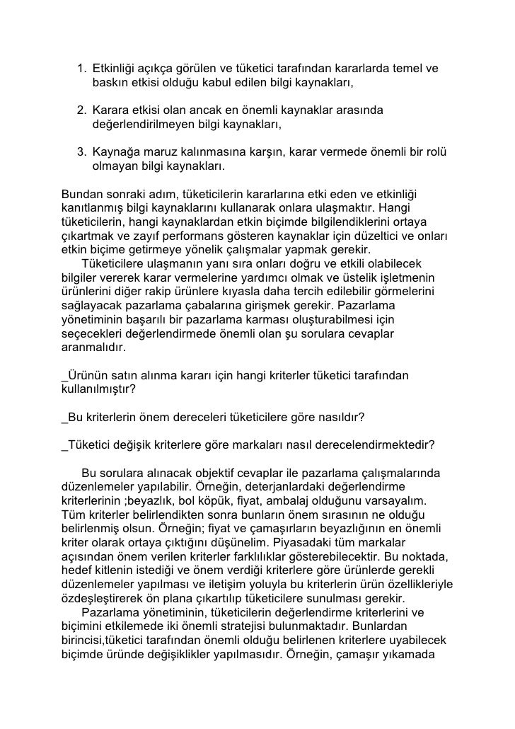Tüketici seçimi: önemli kararlar Tüketici seçimi: önemli kararlar